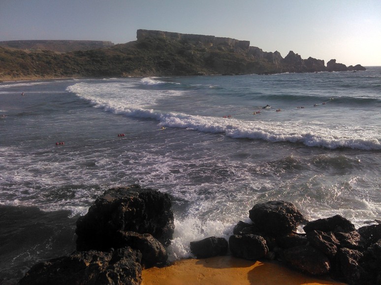Ghajn Tuffieha Bay Riviera Bay Malta 